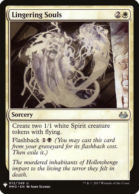 Lingering Souls (MM3-12) - The List (PLST)