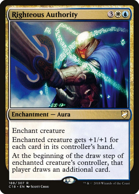 Righteous Authority (188) - Commander 2018 (C18)