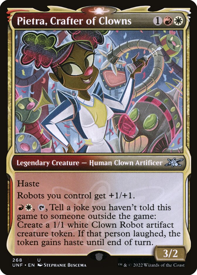 Pietra, Crafter of Clowns (268) - Unfinity (UNF)