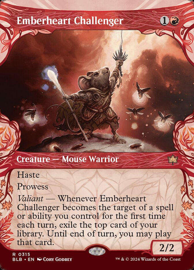 Emberheart Challenger - [Foil, Showcase] Bloomburrow (BLB)