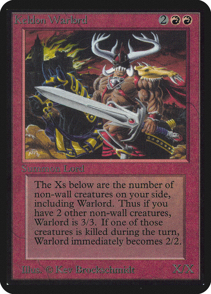 Keldon Warlord (160) - Limited Edition Alpha (LEA)