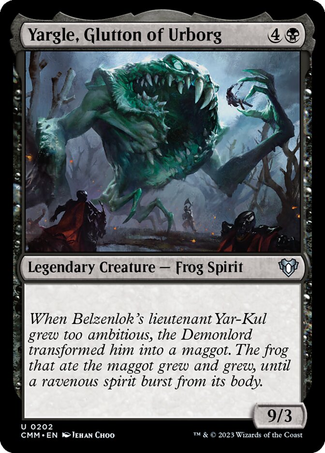 Yargle, Glutton of Urborg (202) - Commander Masters (CMM)