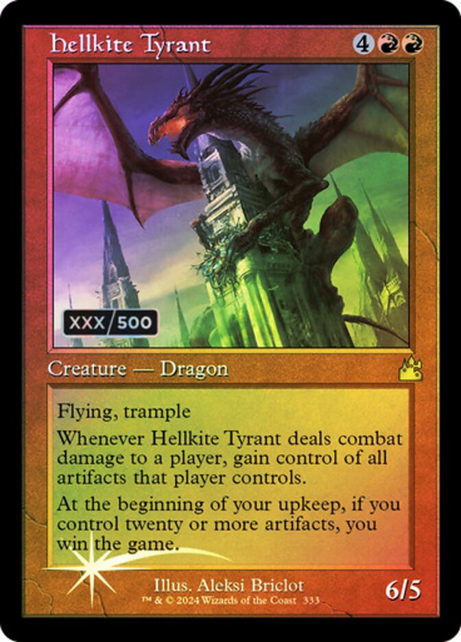 Hellkite Tyrant (333z) - Ravnica Remastered (RVR)
