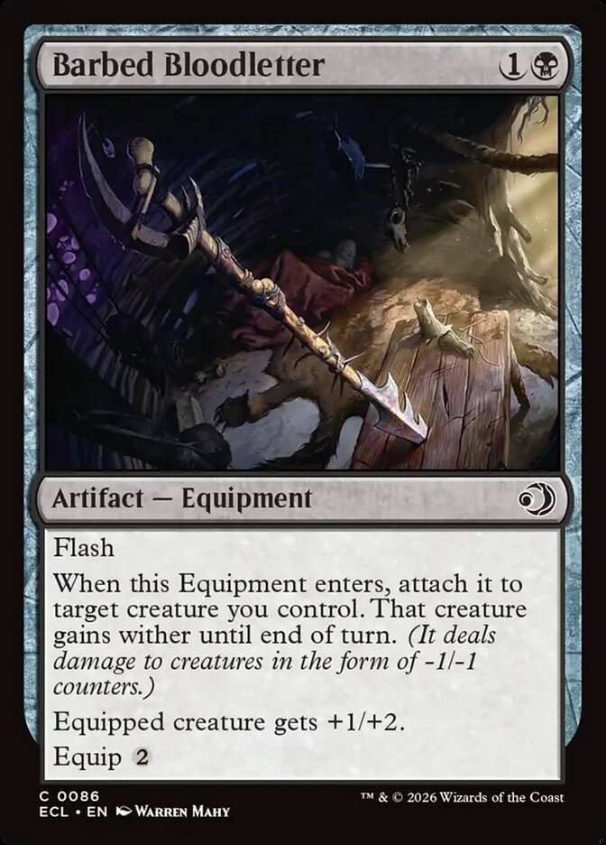 Barbed Bloodletter (86) - Lorwyn Eclipsed (ECL)