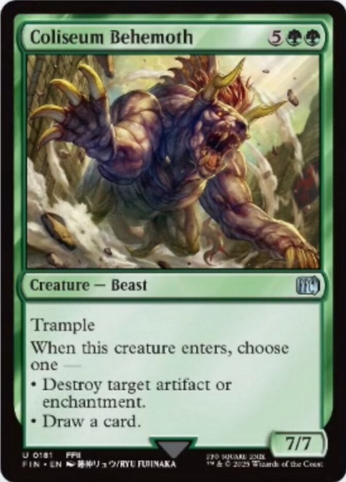 Coliseum Behemoth (181) - [Foil] Final Fantasy (FIN)