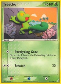 Treecko (67) - EX Crystal Guardians (CG)