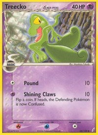 Treecko Delta Species (68) - EX Crystal Guardians (CG)
