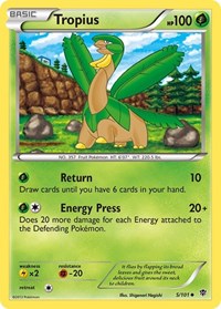 Tropius (5) - Plasma Blast (PLB)