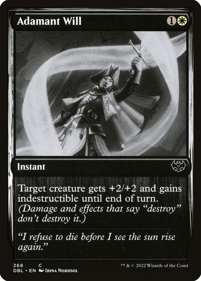 Adamant Will - [Foil] Innistrad: Double Feature (DBL)