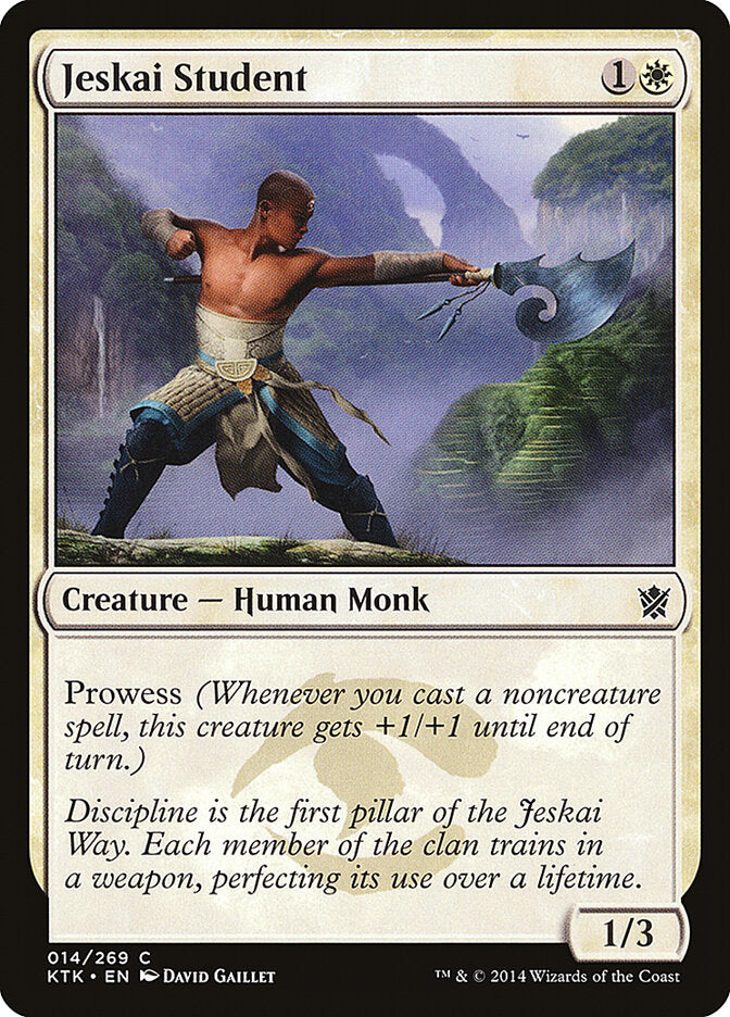 Jeskai Student (14) - Khans of Tarkir (KTK)