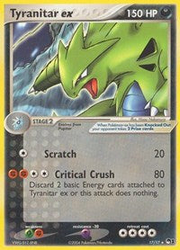 Tyranitar ex Non Holo (17) - POP Series 1 (POP)