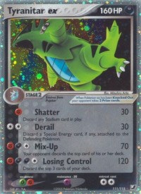 Tyranitar ex (111) - EX Unseen Forces (UF)