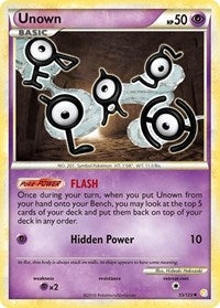 Unown (55) - HeartGold SoulSilver (HS)