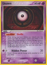 Unown O (O) - EX Unseen Forces (UF)