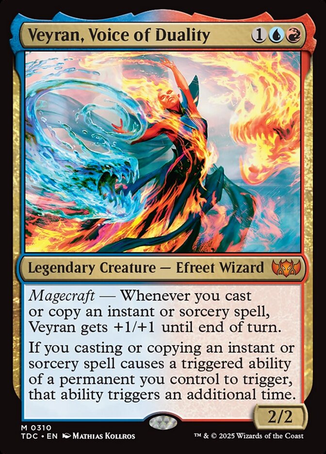 Veyran, Voice of Duality (310) - Tarkir: Dragonstorm Commander (TDC)