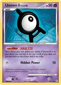 Unown A (65) - Diamond and Pearl (DP)