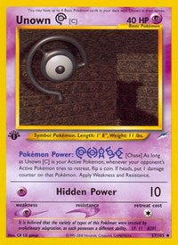 Unown C (57) - Neo Destiny (N4)