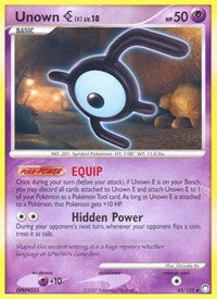 Unown E (65) - Mysterious Treasures (MT)