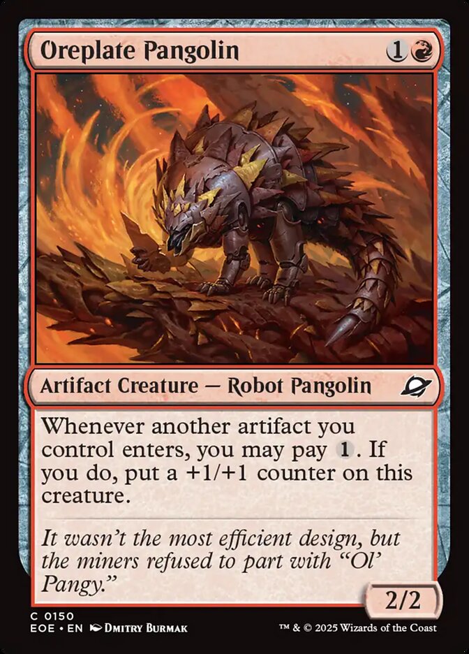 Oreplate Pangolin (150) - Edge of Eternities (EOE)