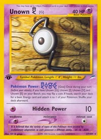 Unown G (27) - Neo Destiny (N4)