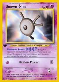 Unown K (58) - Neo Revelation (N3)