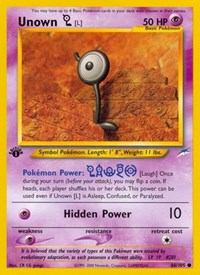 Unown L (86) - Neo Destiny (N4)
