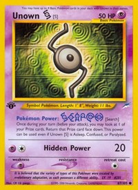 Unown S (87) - Neo Destiny (N4)