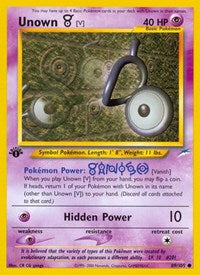Unown V (89) - Neo Destiny (N4)