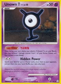 Unown Y (81) - Legends Awakened (LA)
