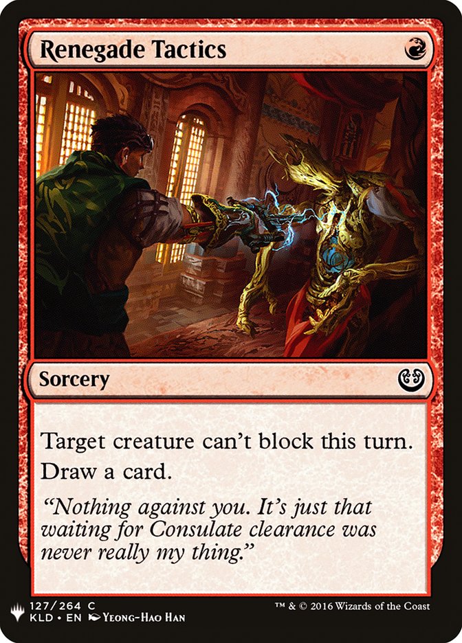 Renegade Tactics - The List (PLST)