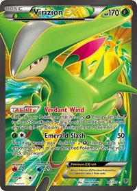 Virizion EX Full Art (96) - Plasma Blast (PLB)