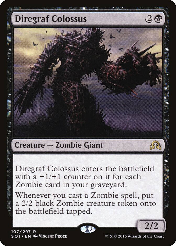 Diregraf Colossus (107) - Shadows over Innistrad (SOI)