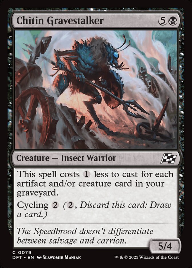 Chitin Gravestalker - [Foil] Aetherdrift (DFT)