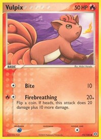 Vulpix (72) - EX Emerald (EM)