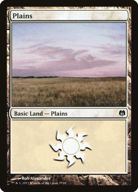 Plains (39) - Duel Decks: Heroes vs. Monsters (DDL)