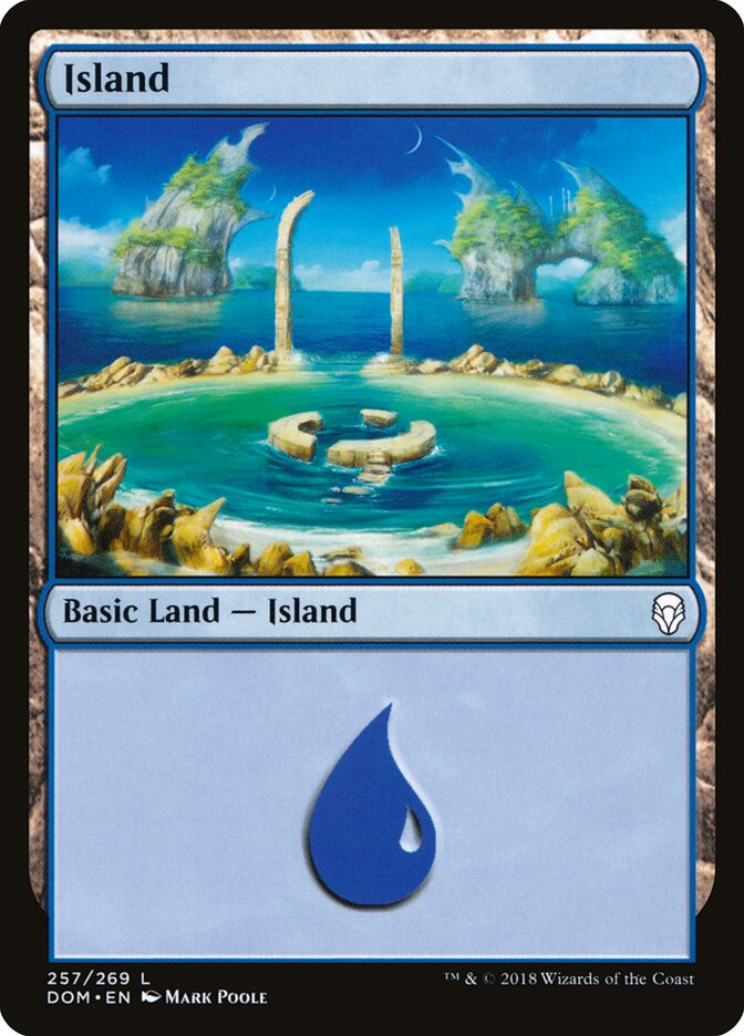 Island (257) - Dominaria (DOM)