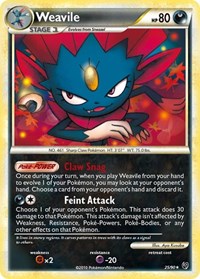 Weavile (25) - Undaunted (UD)