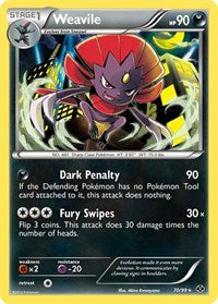 Weavile (70) - Next Destinies (NXD)