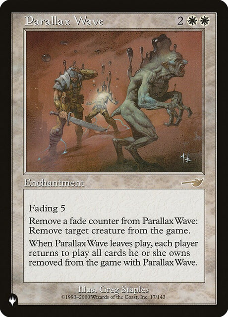 Parallax Wave (NEM-17) - The List (PLST)