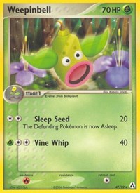 Weepinbell (47) - EX Legend Maker (LM)