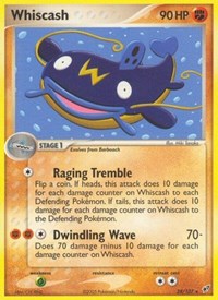 Whiscash (28) - EX Deoxys (DX)
