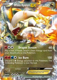 White Kyurem EX (103) - Boundaries Crossed (BCR)