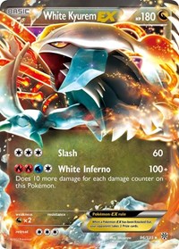 White Kyurem EX (96) - Plasma Storm (PLS)