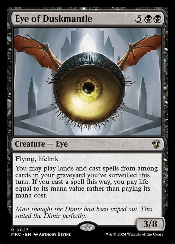 Eye of Duskmantle (27) - Murders at Karlov Manor Commander (MKC)