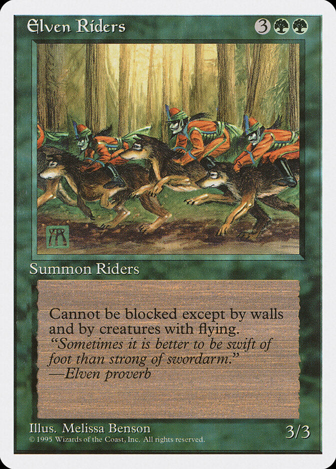 Elven Riders (242) - Fourth Edition (4ED)