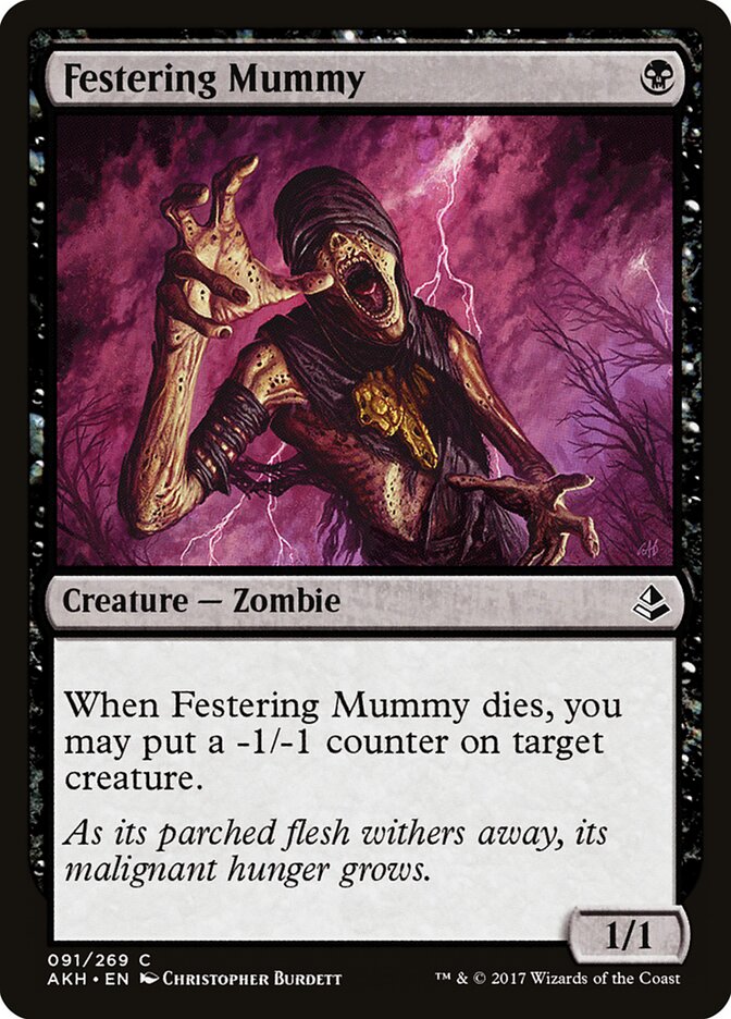 Festering Mummy (91) - Amonkhet (AKH)