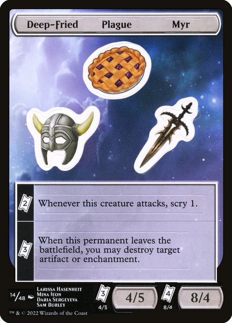 Deep-Fried Plague Myr (14) - Unfinity Sticker Sheets (SUNF)
