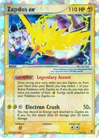 Zapdos ex (116) - FireRed & LeafGreen (RG)