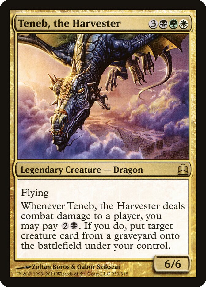 Teneb, the Harvester (230) - Commander 2011 (CMD)