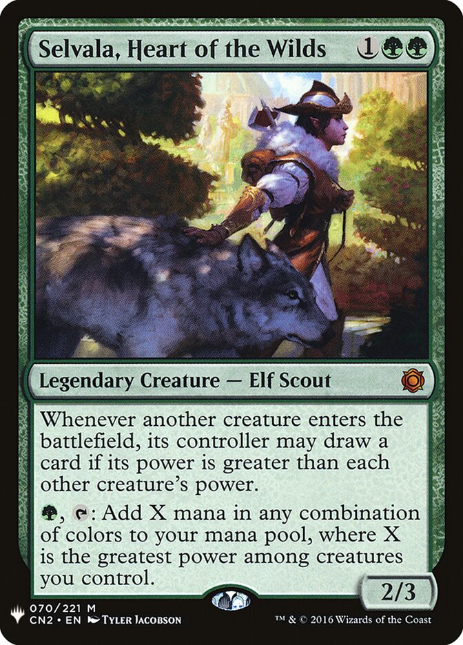 Selvala, Heart of the Wilds (CN2-70) - The List (PLST)